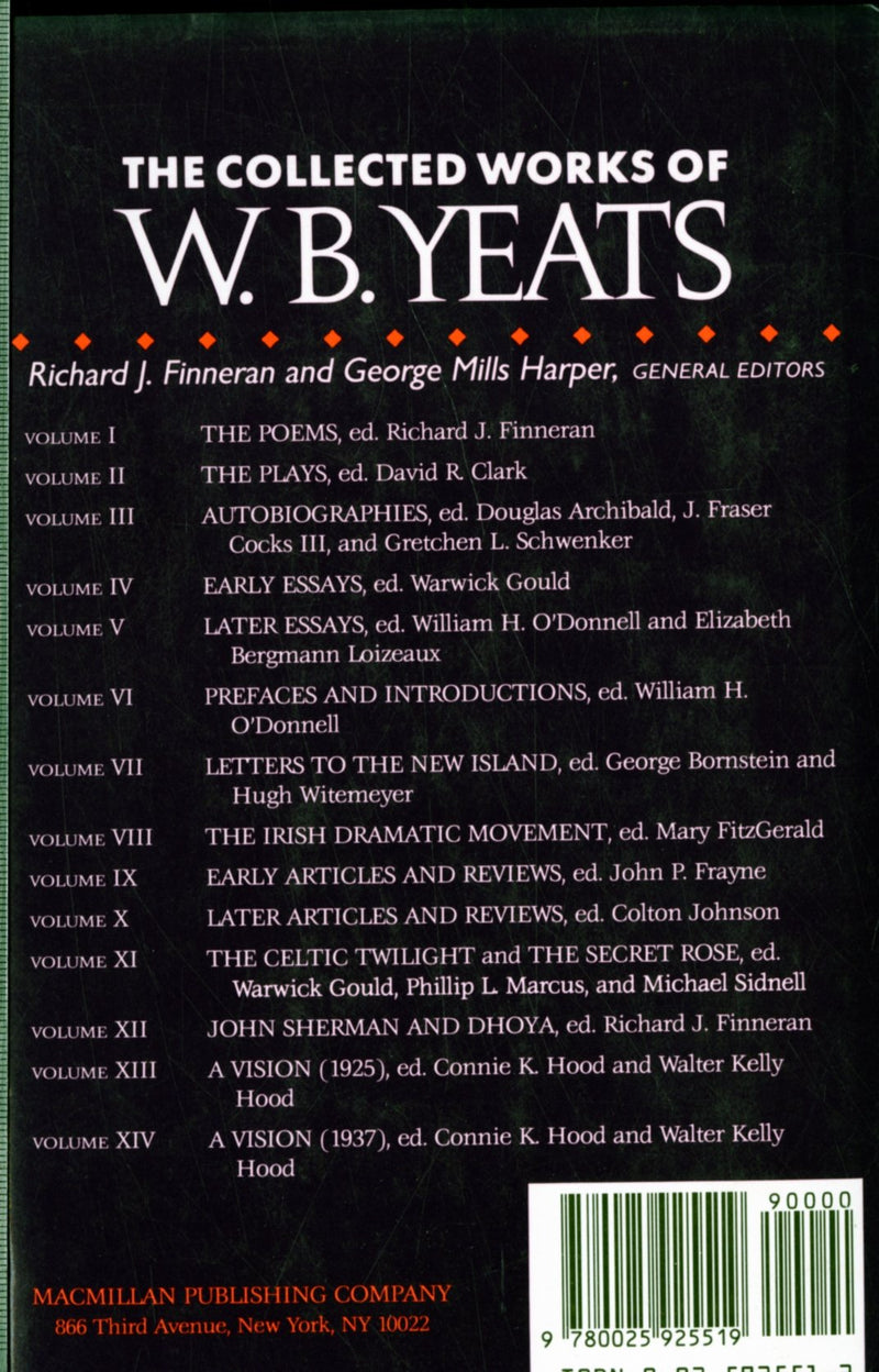 The Collected Works of W.B. Yeats Vol. VI: Prefaces and Introductions,Used