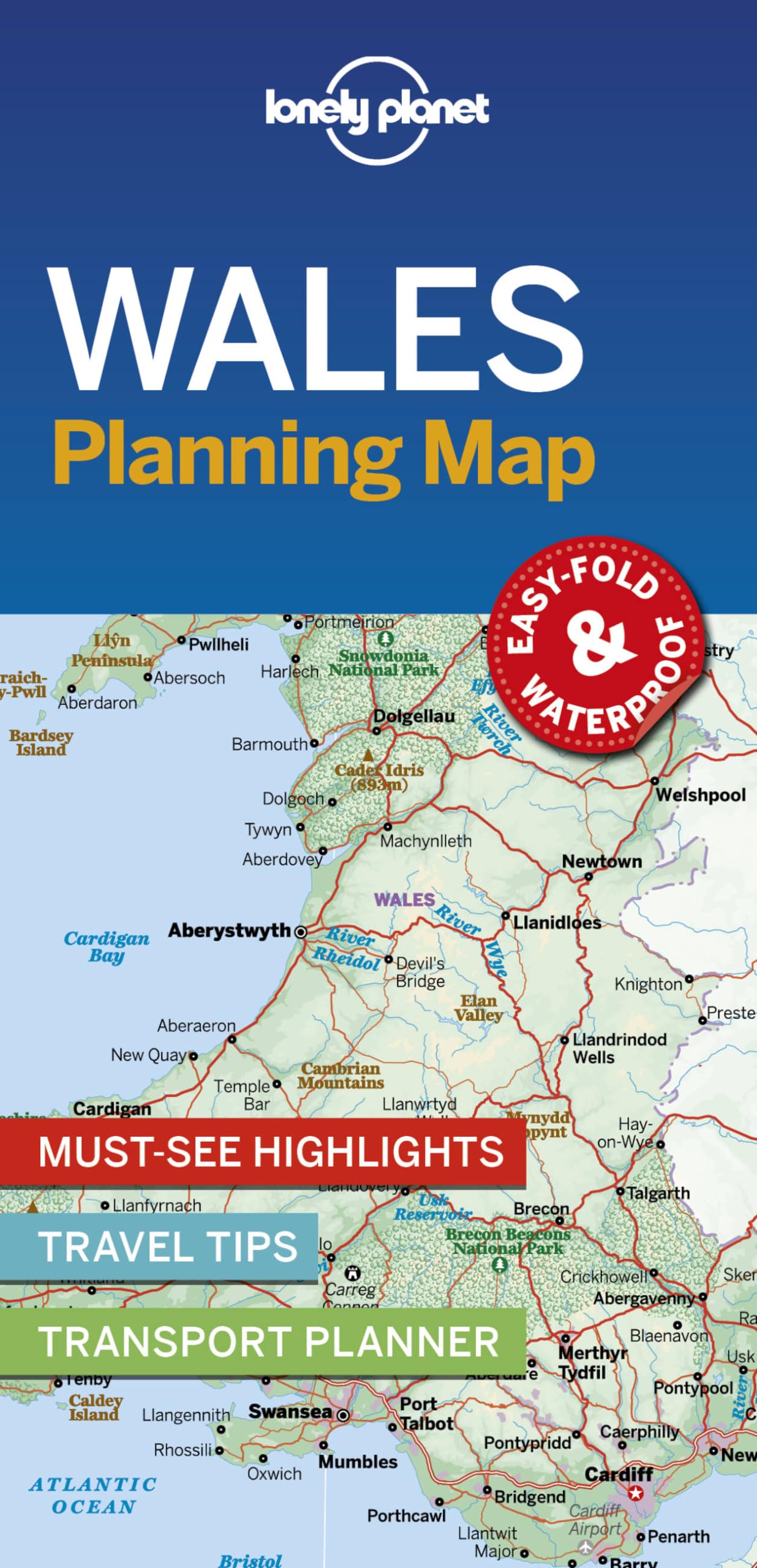 Lonely Planet Wales Planning Map 1