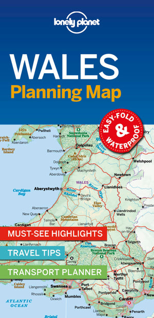 Lonely Planet Wales Planning Map 1