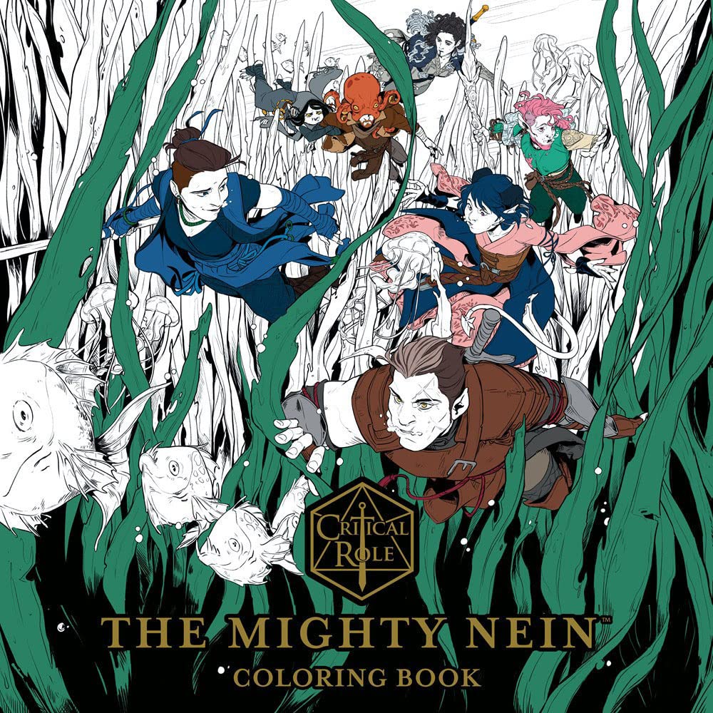 Critical Role: The Mighty Nein Coloring Book,Used