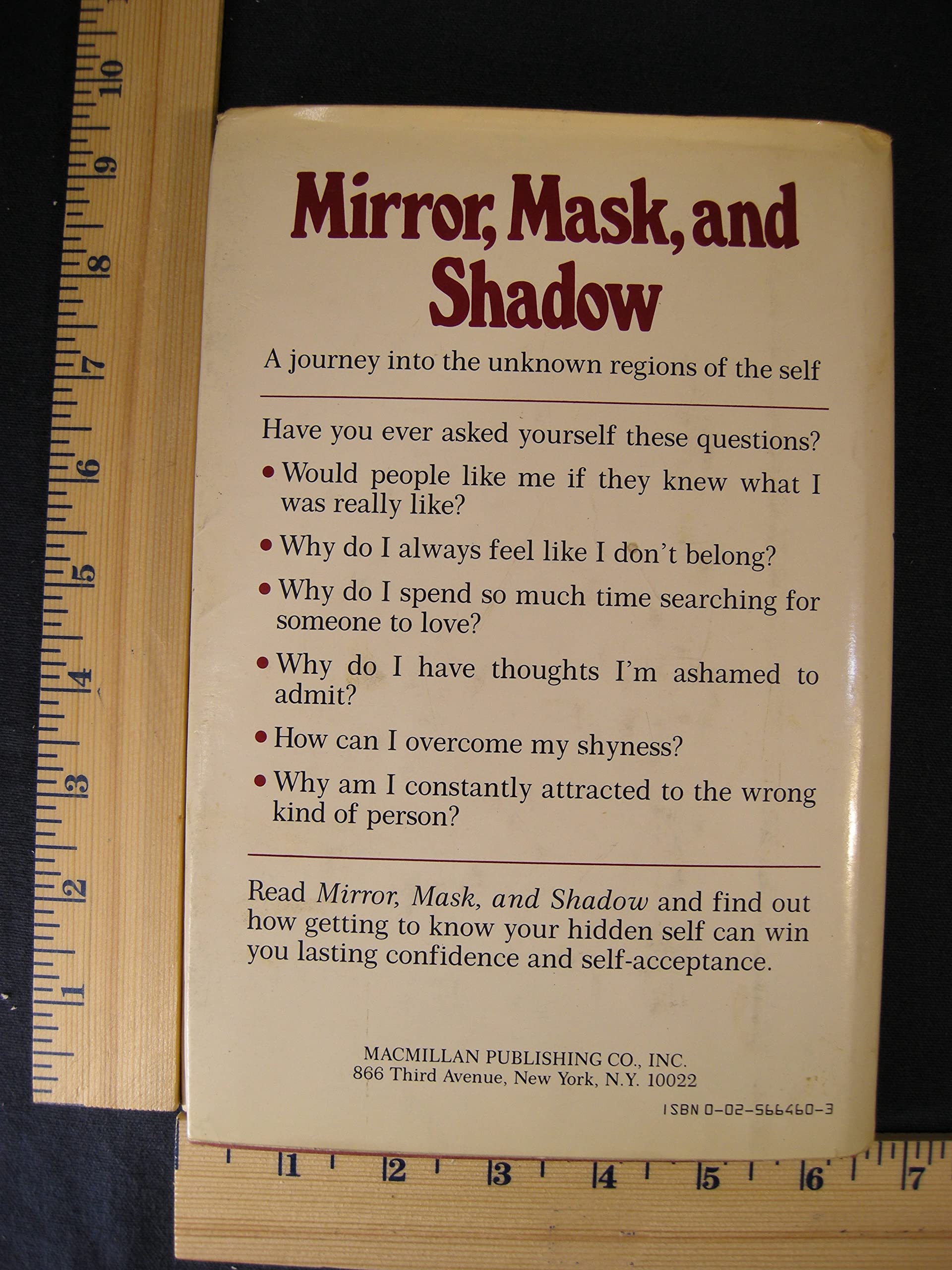 Mirror, Mask, and Shadow: The Risk and Rewards of SelfAcceptance,Used
