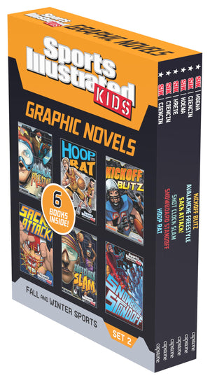 Sports Illustrated Kids Graphic Novels 6Book Boxed Set: Fall and Winter Sports Set 2,New