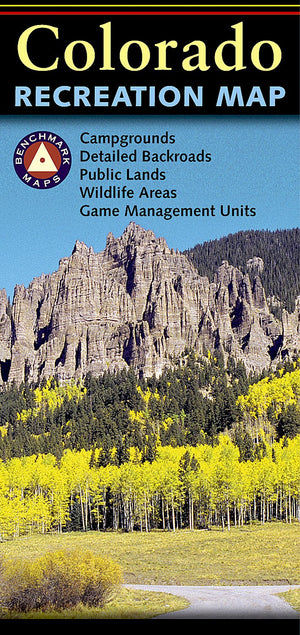 Colorado Recreation Map (Benchmark Maps),Used