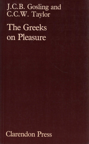The Greeks On Pleasure