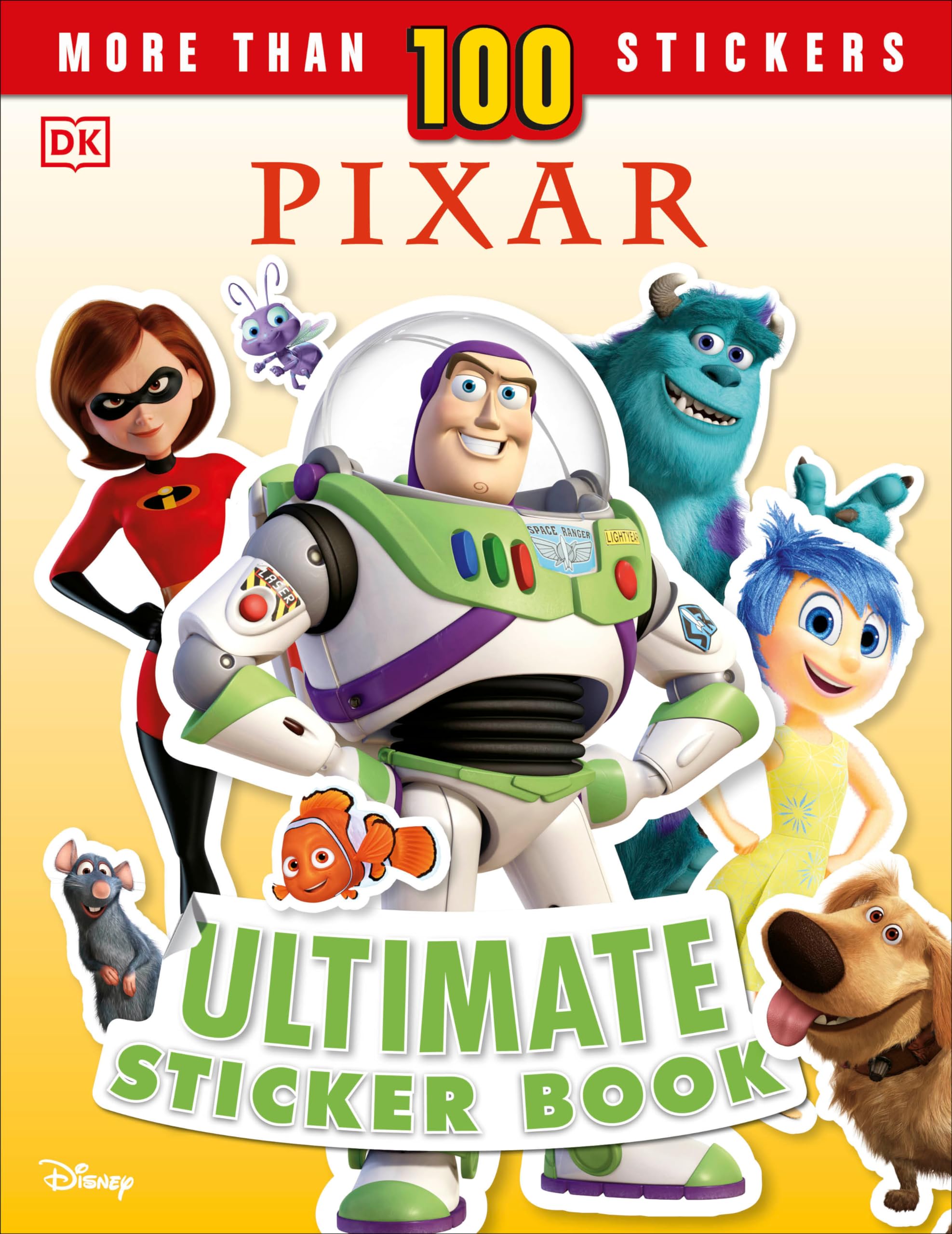 Disney Pixar Ultimate Sticker Book, New Edition,Used