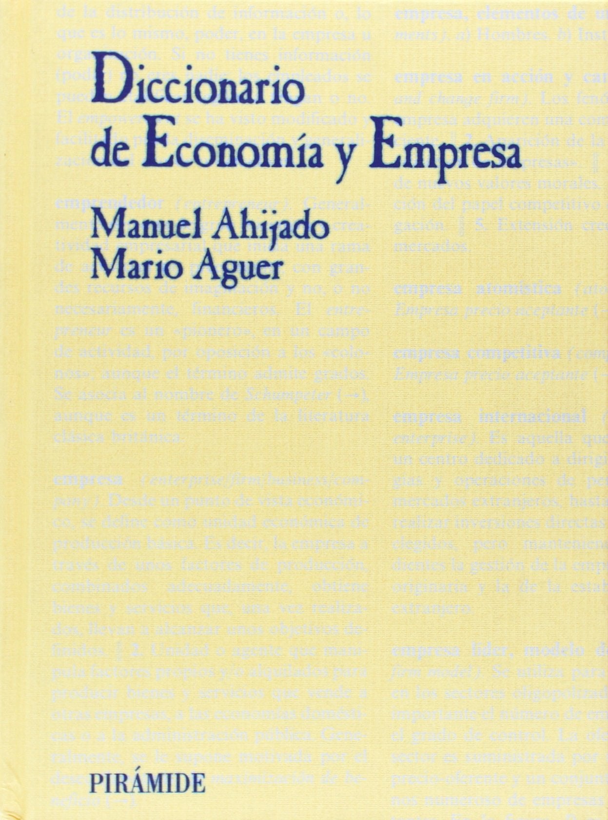 Diccionario de Economa y Empresa (Economia Y Empresa) (Spanish Edition),New