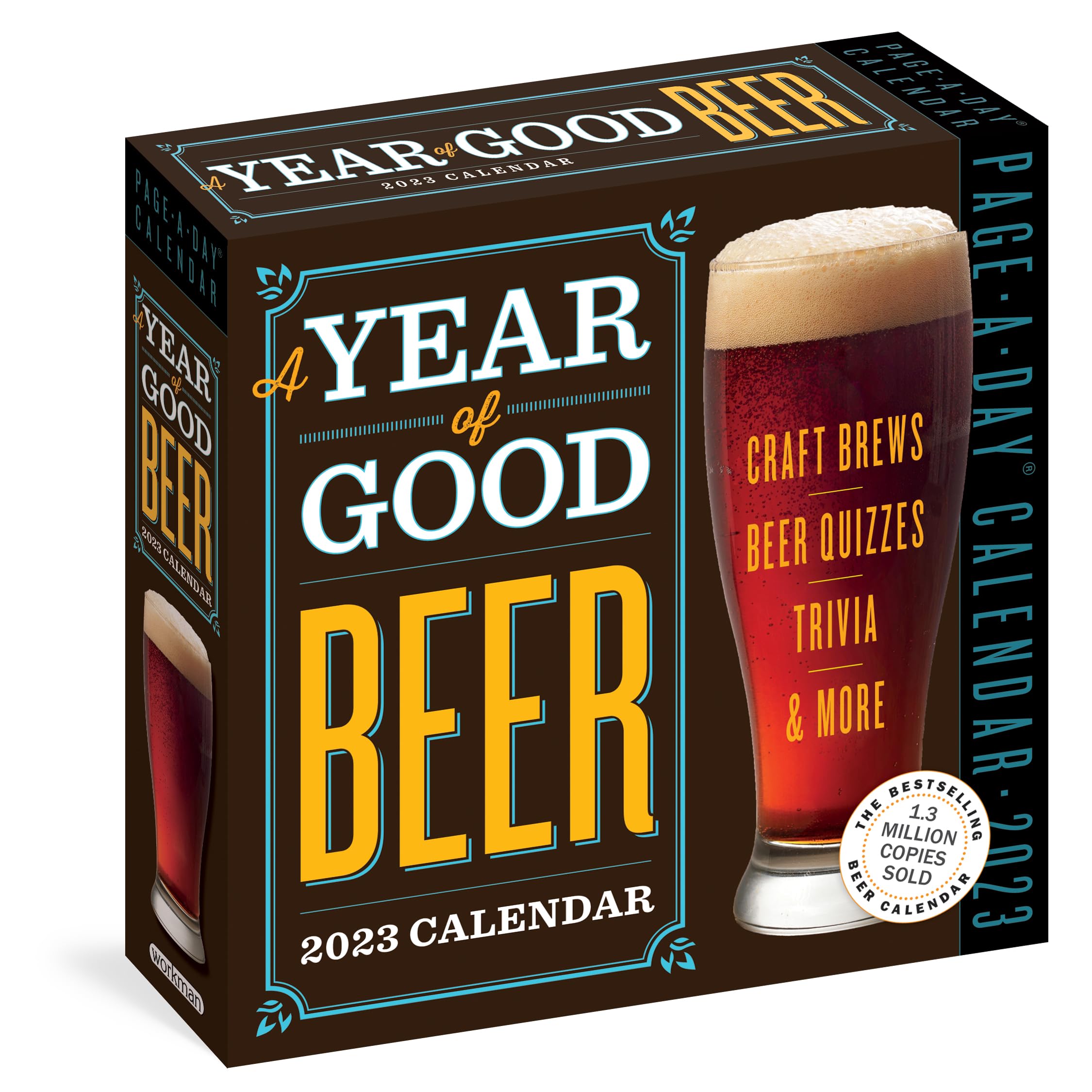 A Year Of Good Beer Pageaday Calendar 2023: Craft Beers, Beer Quizzes, Trivia & More
