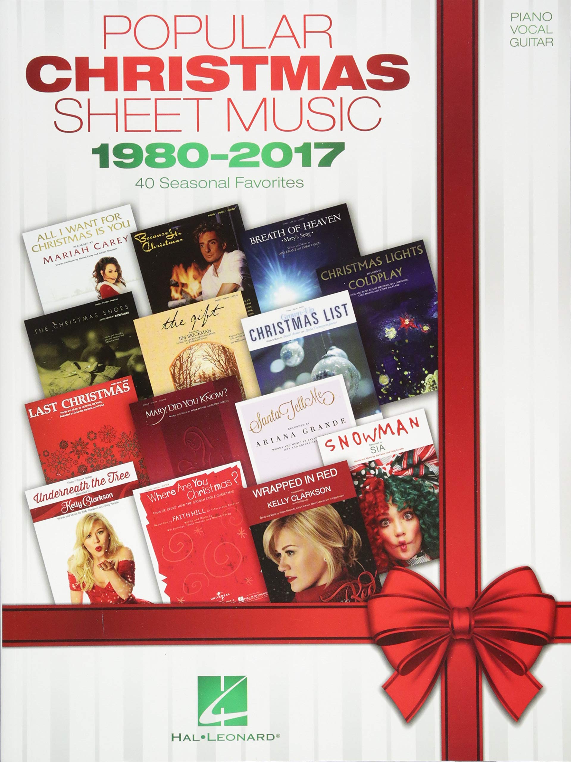 Popular Christmas Sheet Music  19802017,New