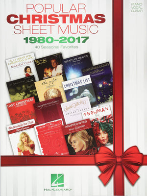 Popular Christmas Sheet Music  19802017,New