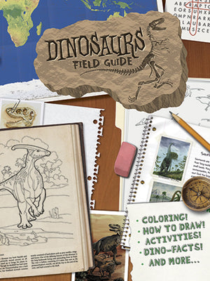 Dinosaurs Field Guide: Coloring, How To Draw, Activities, DinoFacts And More! (Dover Science For Kids),Used
