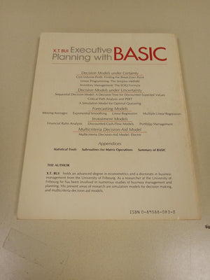 Executive Planning with Basic,Used