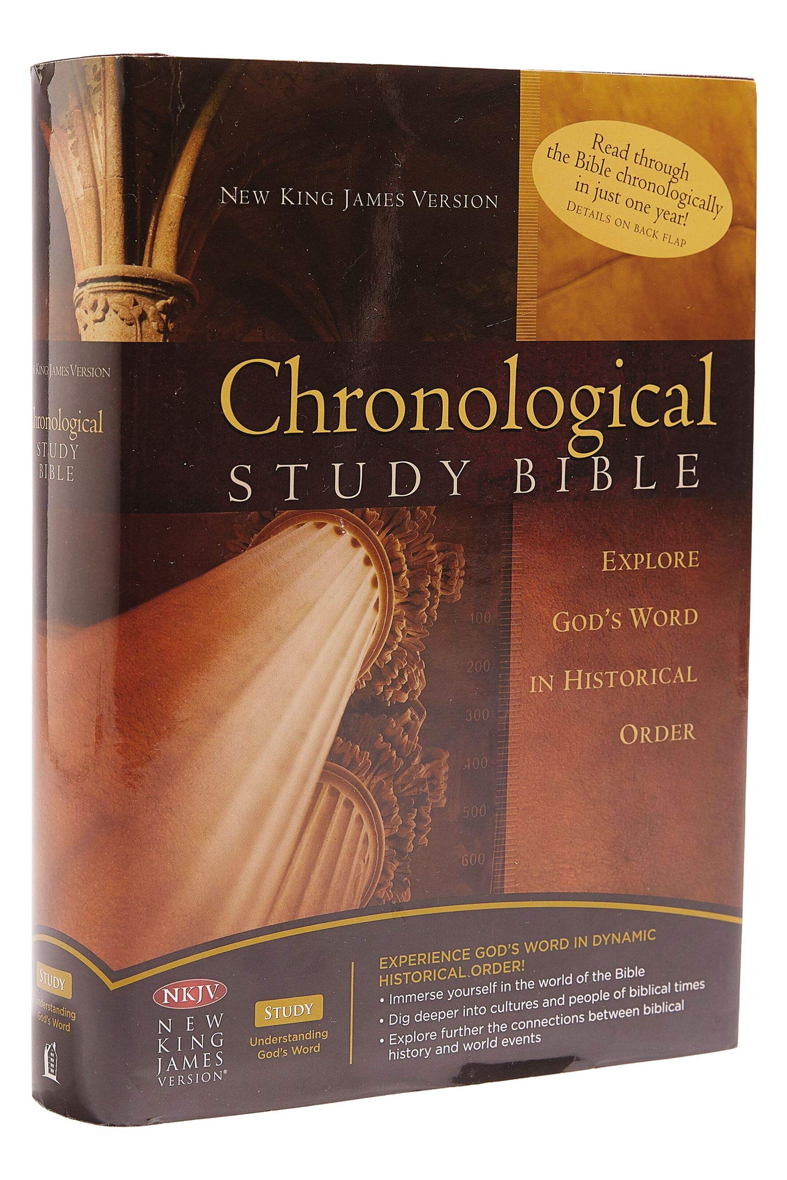 The Chronological Study Bible: New King James Version,Used
