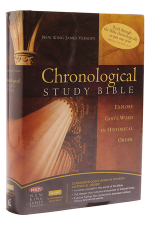 The Chronological Study Bible: New King James Version,Used