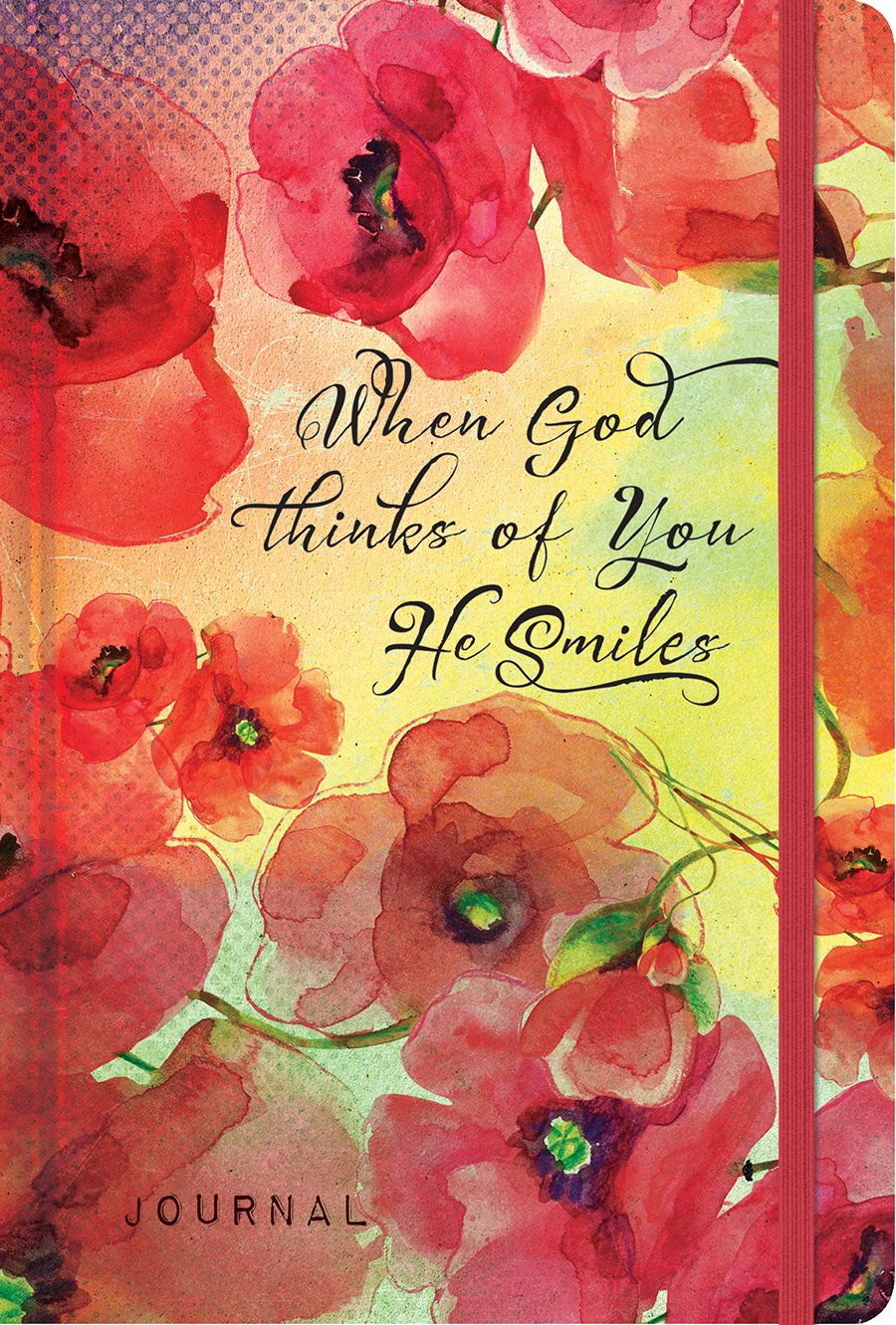 When God Thinks Of You He Smiles (Compact Journal)