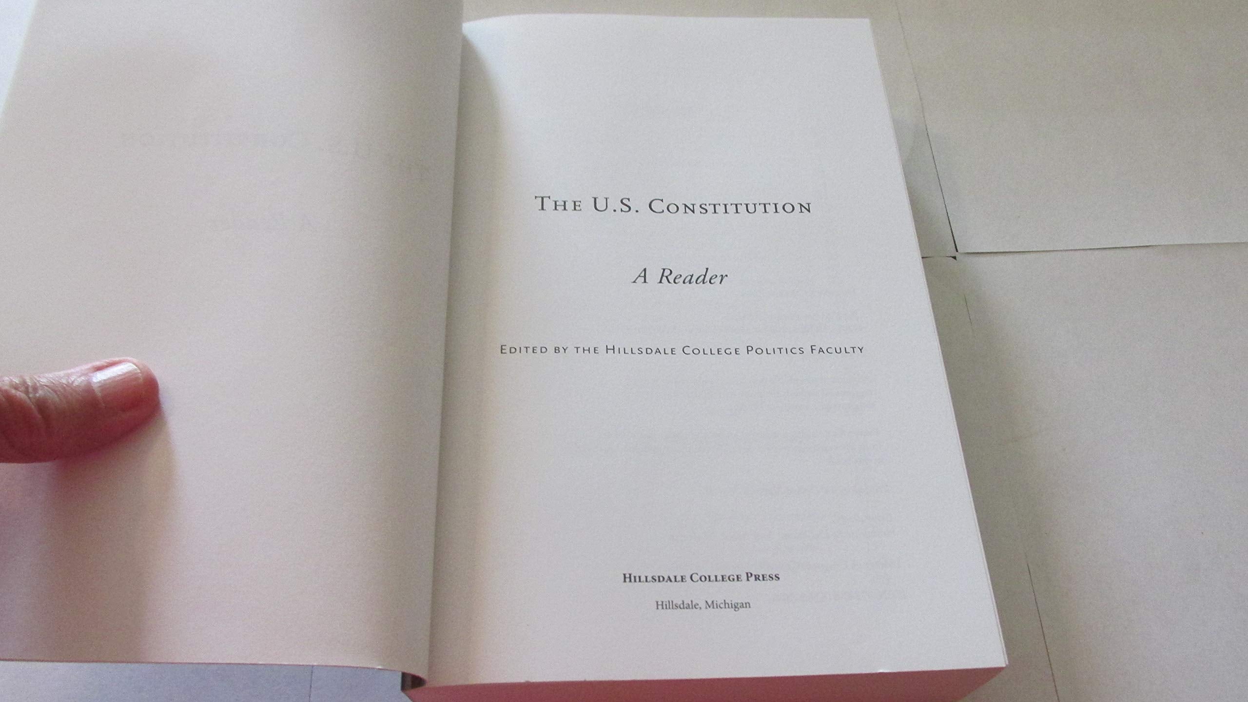 The U.S. Constitution: A Reader,Used