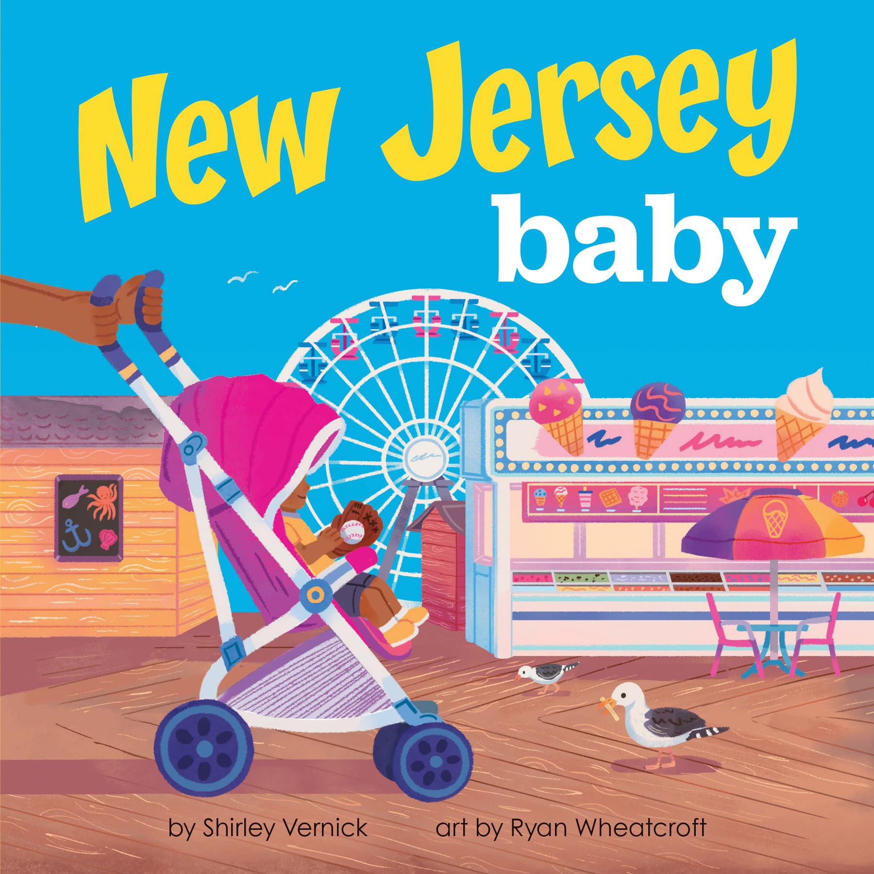 New Jersey Baby: An Adorable & Giftable Board Book with Activities for Babies & Toddlers that Explores the Garden State (Local B,New