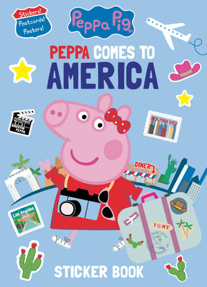 Peppa Comes to America Sticker Book (Peppa Pig),New