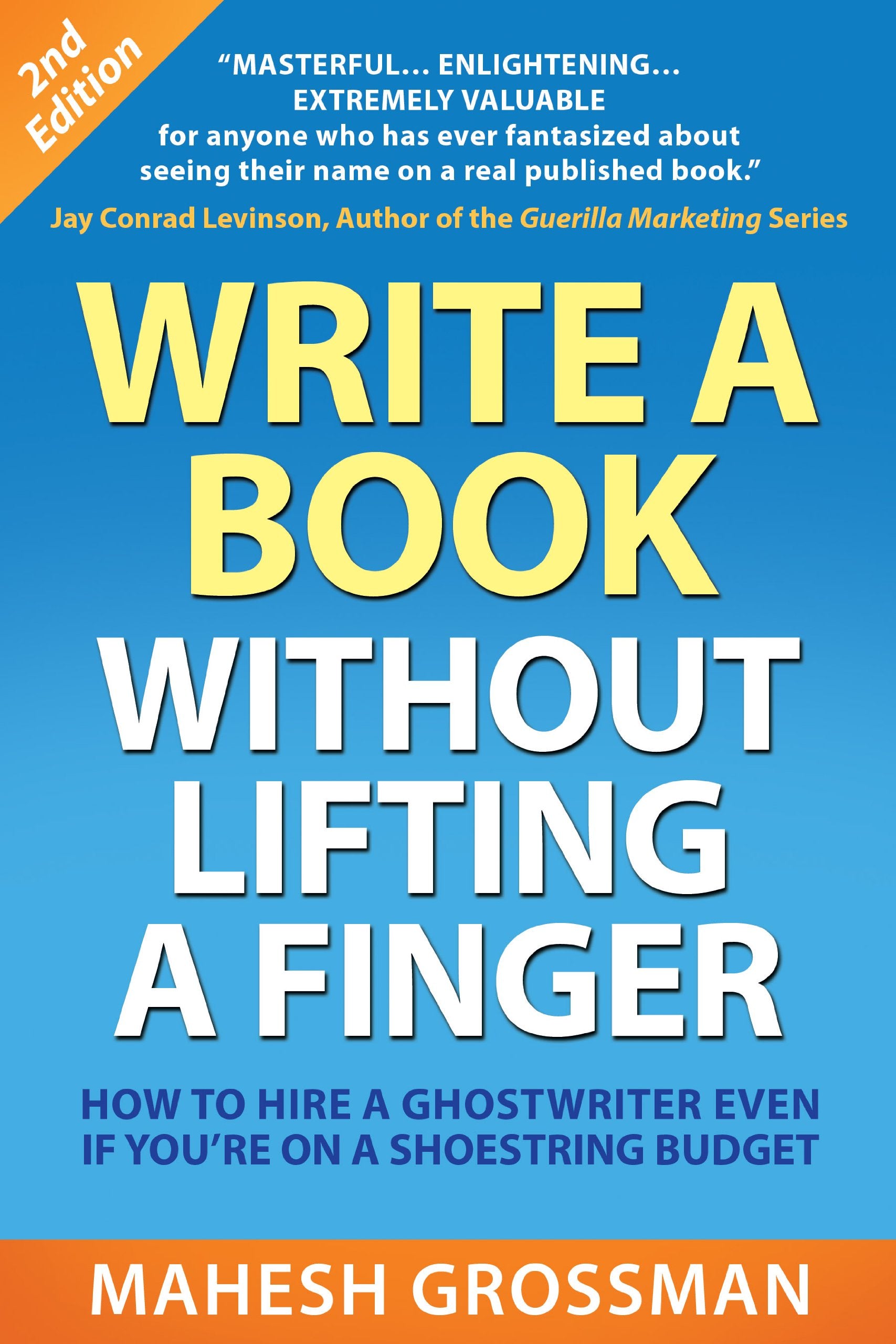 Write a Book Without Lifting a Finger,Used