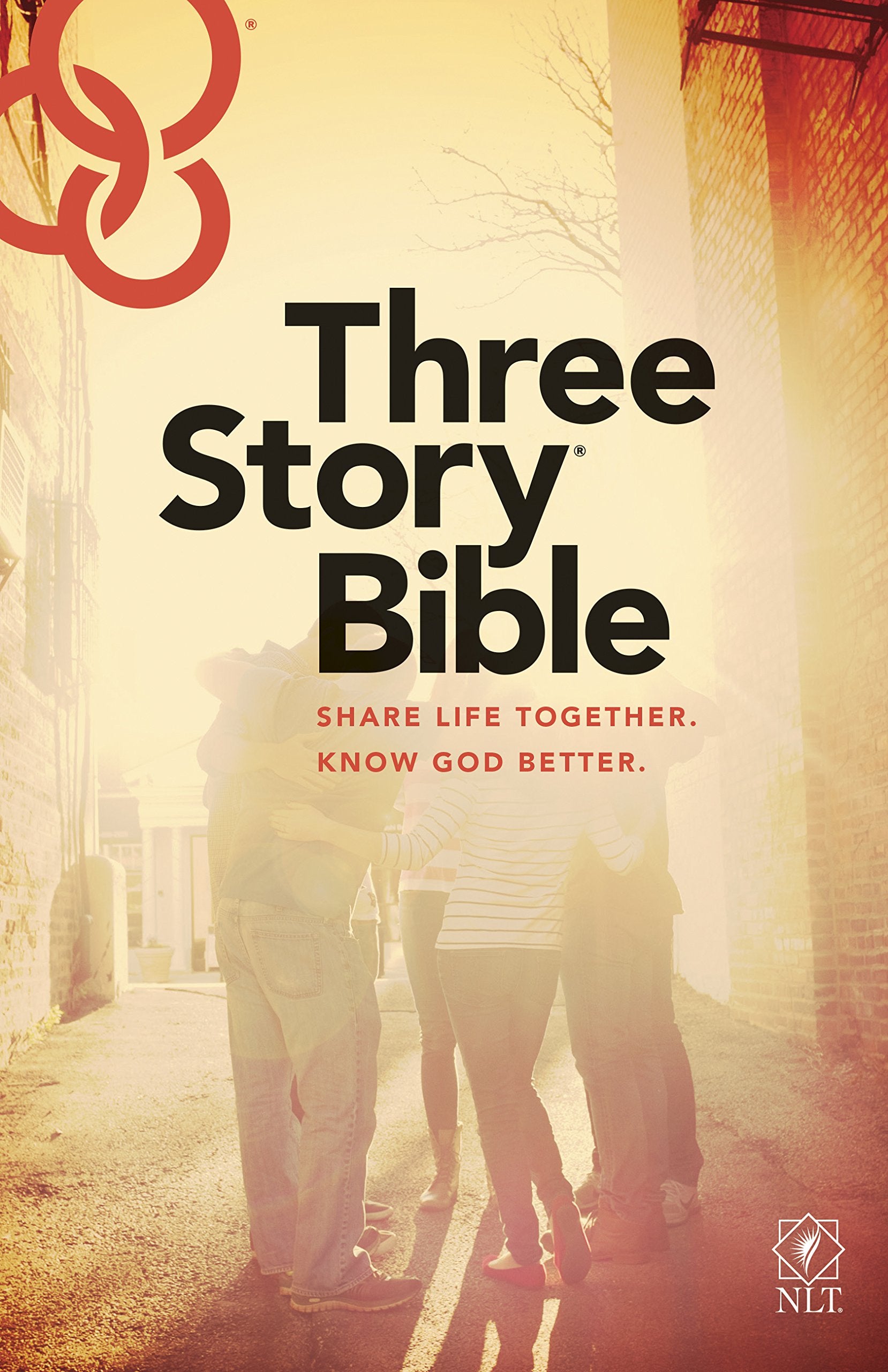 Three Story Bible NLT (Hardcover),Used