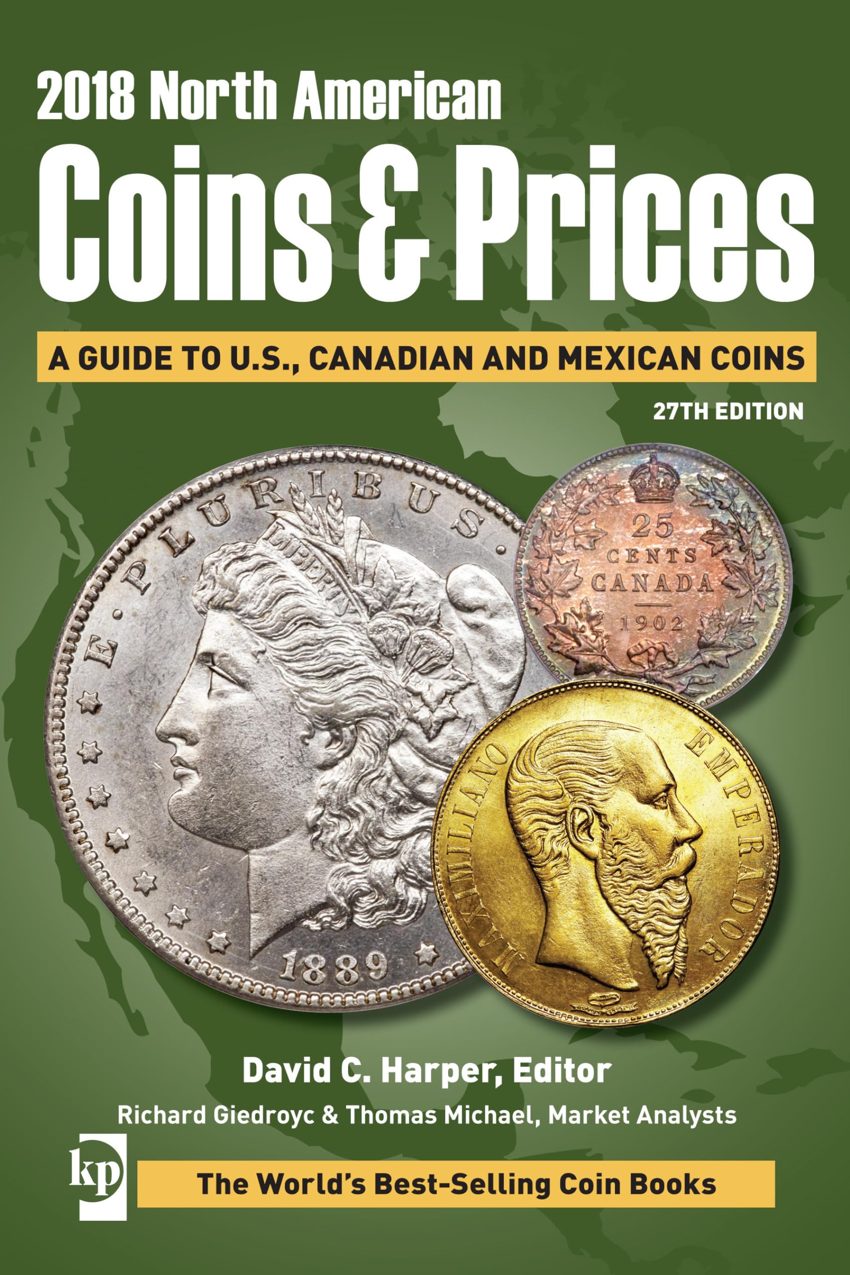 2018 North American Coins & Prices: A Guide to U.S., Canadian and Mexican Coins,Used