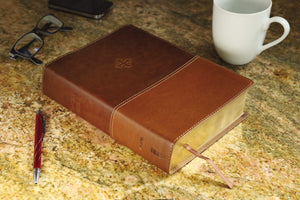 The Amplified Study Bible, Leathersoft, Brown [Large Print],New