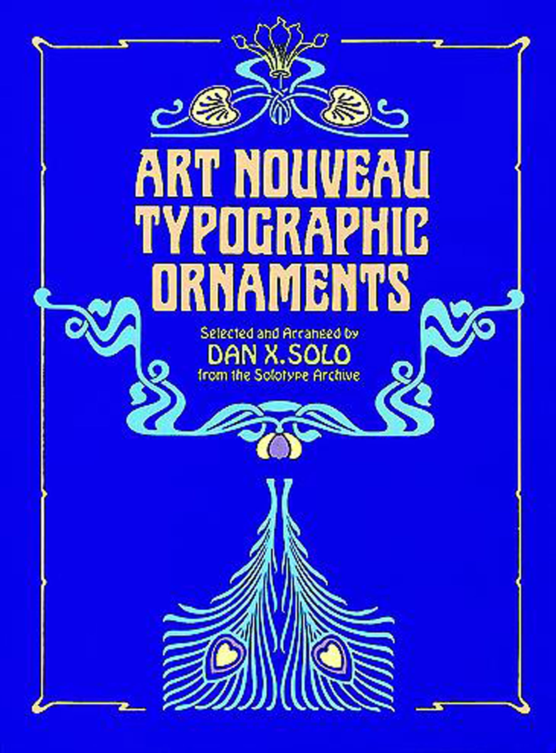 Art Nouveau Typographic Ornaments (Dover Pictorial Archive),Used