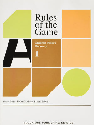 Rules of the Game: Grammar Through Discovery/Book 1/2237,Used