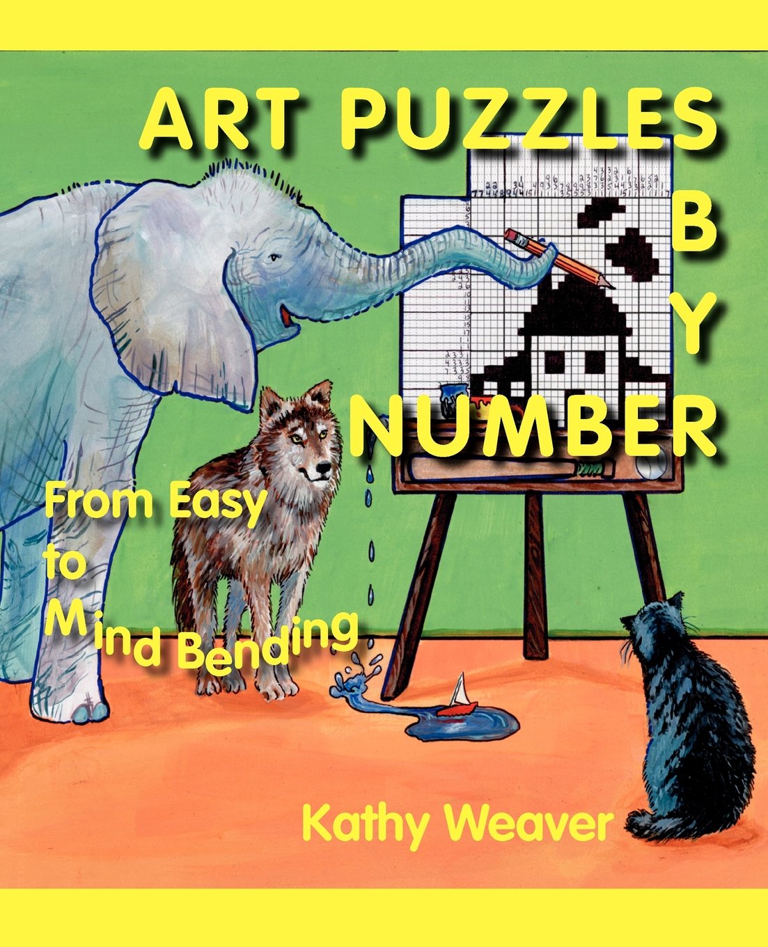 Art Puzzles by Number: From Easy to Mind Bending,Used