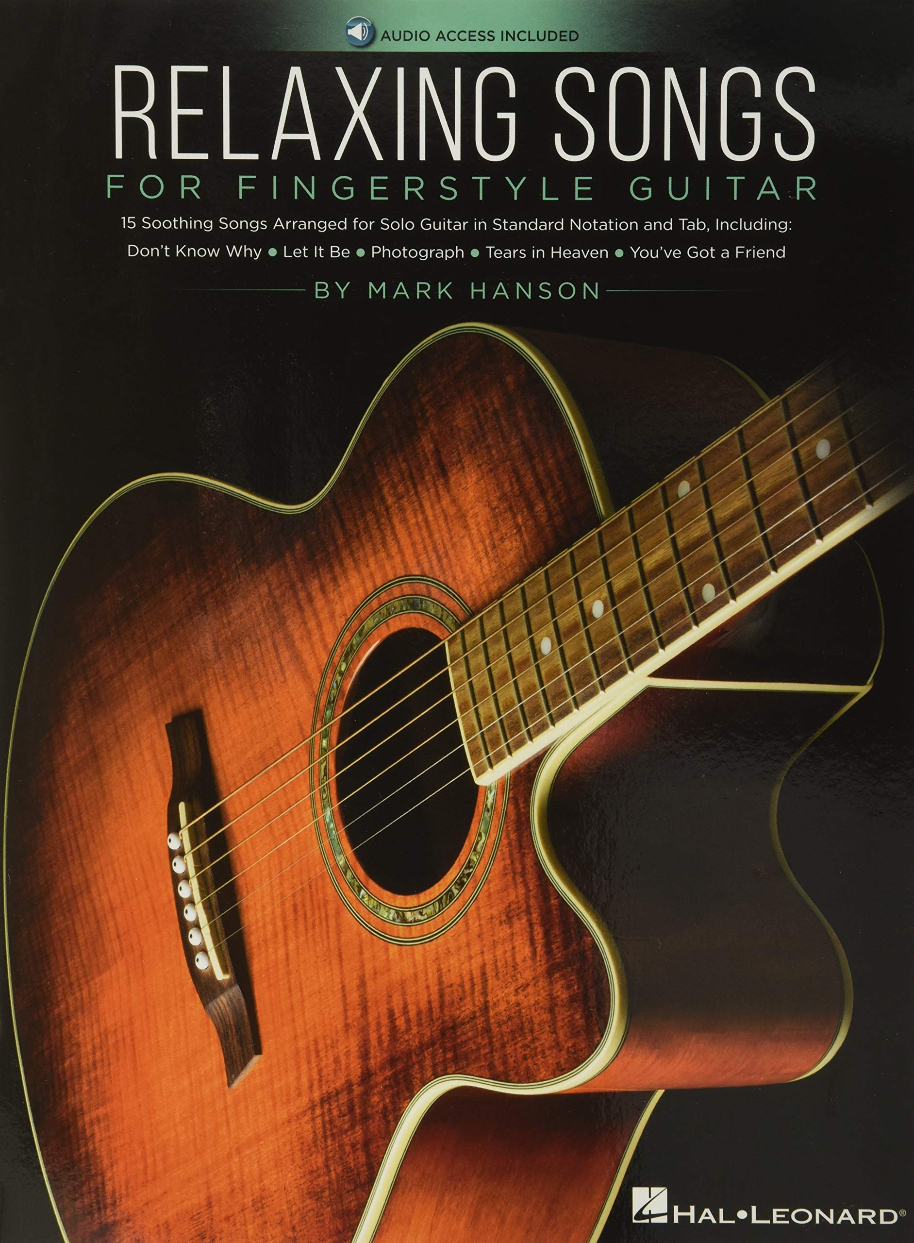 Relaxing Songs for Fingerstyle Guitar Book/Online Audio,Used