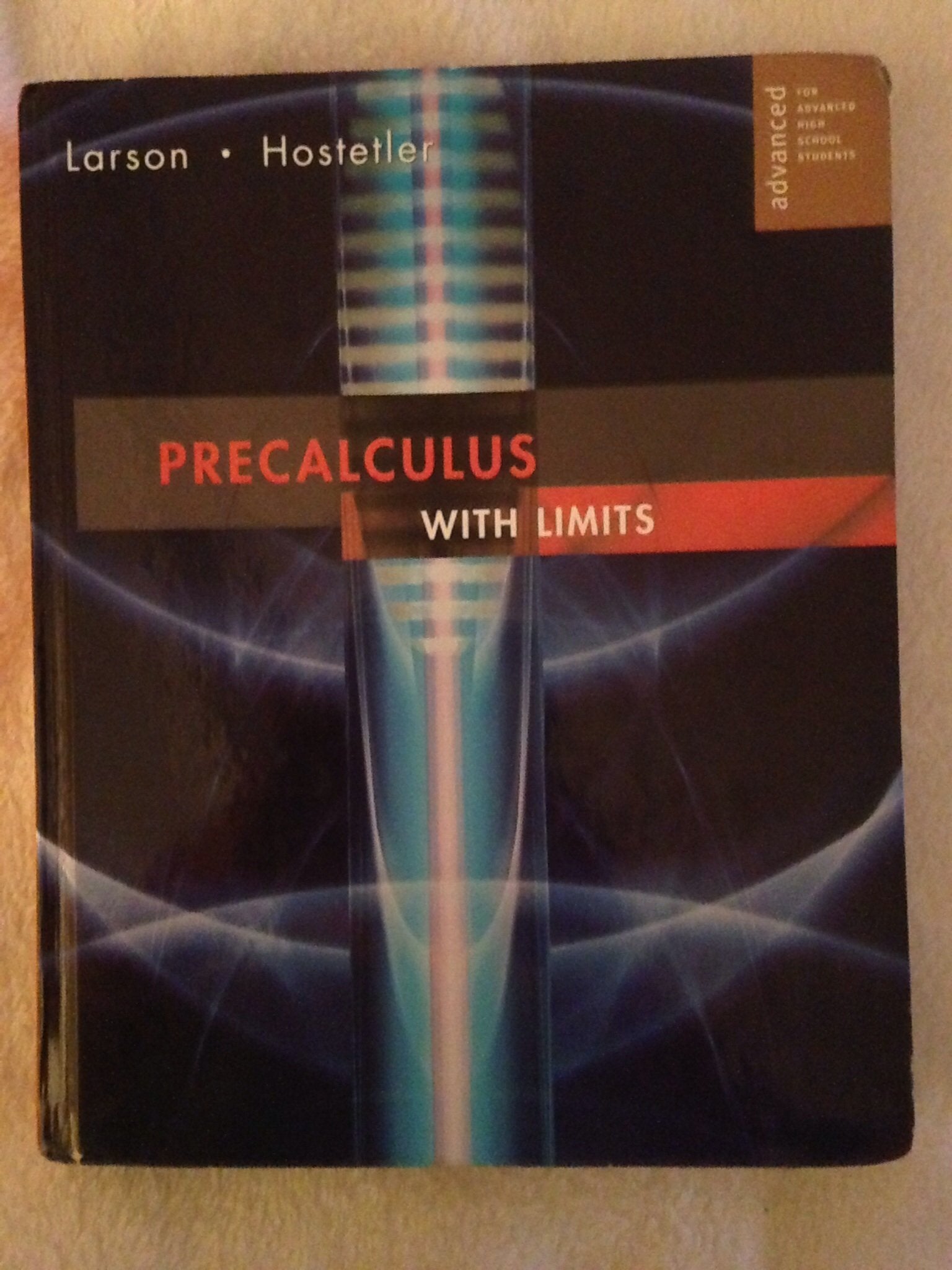 Precalculus With Limits. Advanced. For Advanced High School Students.,Used
