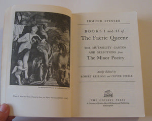 Books I And Ii Of The Faerie Queene: The Mutability Cantos And Selections From The Minor Poetry,Used