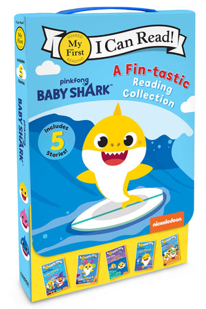 Baby Shark: A Fintastic Reading Collection 5Book Box Set: Baby Shark And The Balloons, Baby Shark And The Magic Wand, The Shar-new