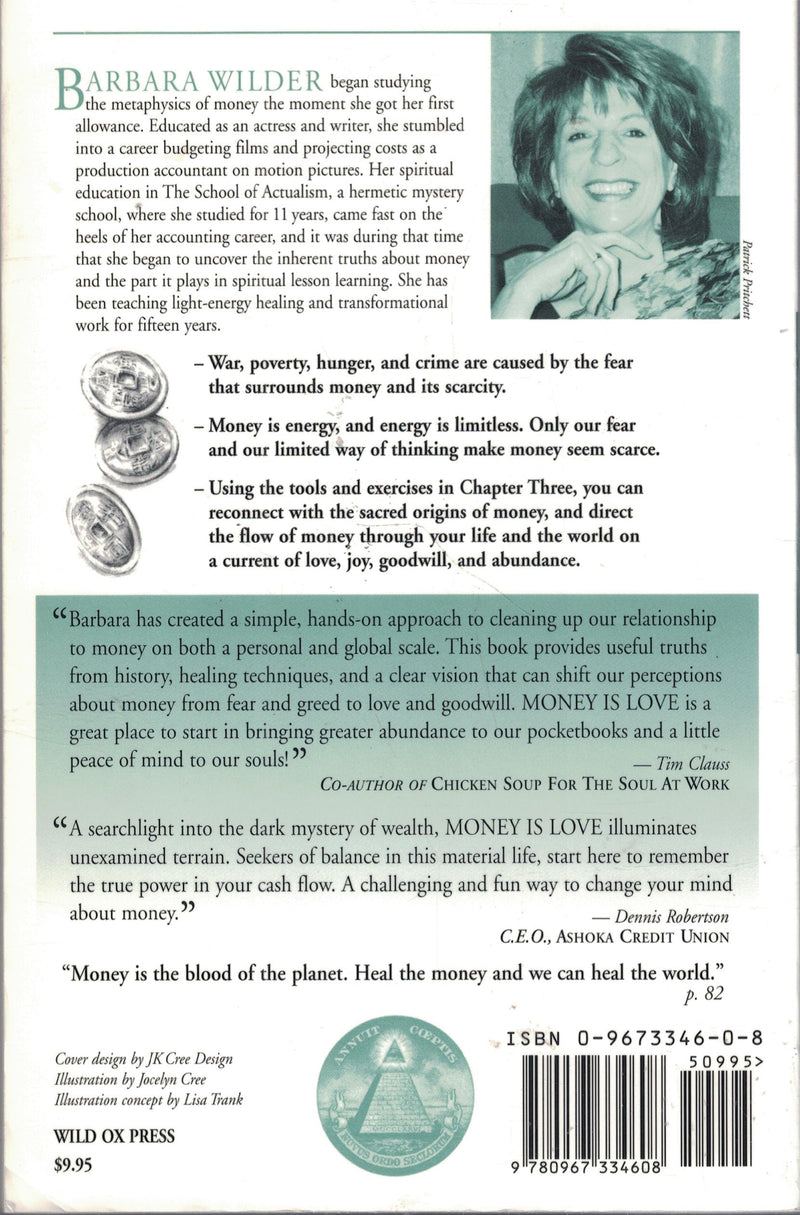 Money Is Love: Reconnecting To The Sacred Origins Of Money,Used