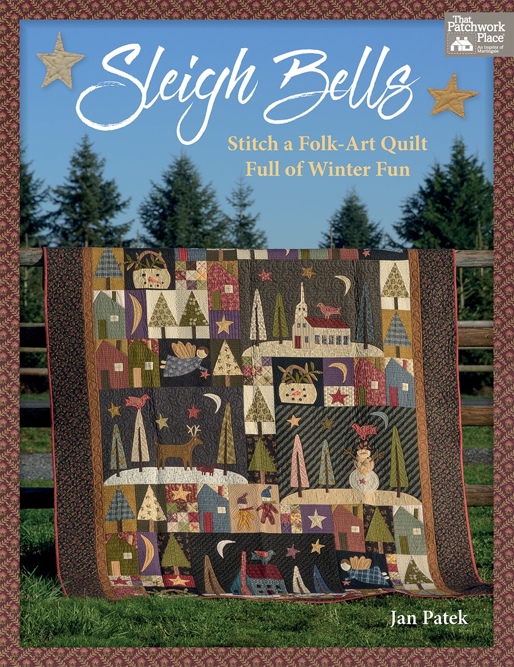 Sleigh Bells: Stitch a FolkArt Quilt Full of Winter Fun,New