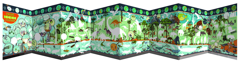 The Nature Timeline Stickerbook: From bacteria to humanity: the story of life on Earth in one epic timeline! (Timeline Stickerbo,Used