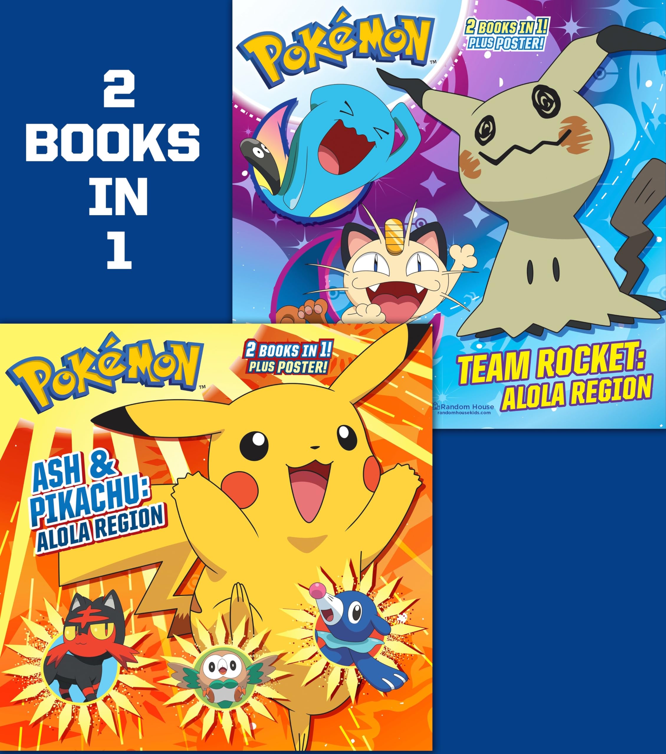 Ash and Pikachu: Alola Region/Team Rocket: Alola Region (Pokmon) (Pictureback(R)),Used