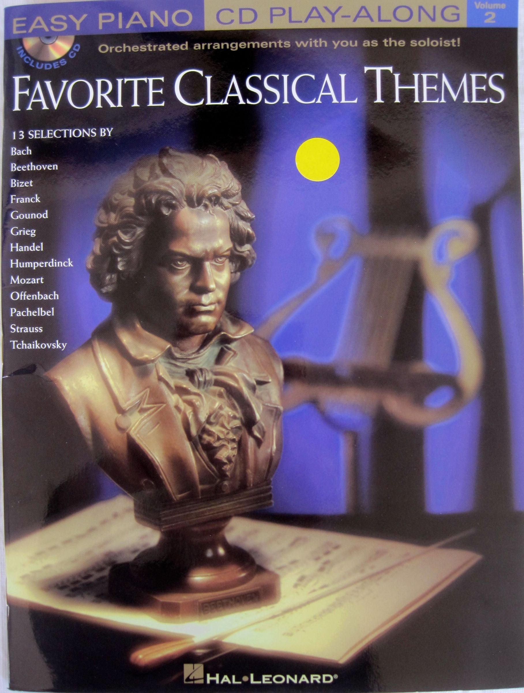 Favorite Classical Themes: Easy Piano Cd Playalong Volume 2 (Easy Piano Cd Playalong (Hal Leonard)),New