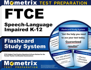 Ftce Speechlanguage Impaired K12 Flashcard Study System: Ftce Test Practice Questions & Exam Review For The Florida Teacher Ce,Used