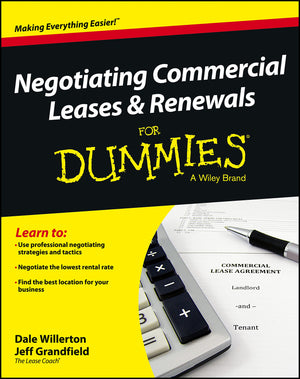 Negotiating Commercial Leases & Renewals For Dummies,Used