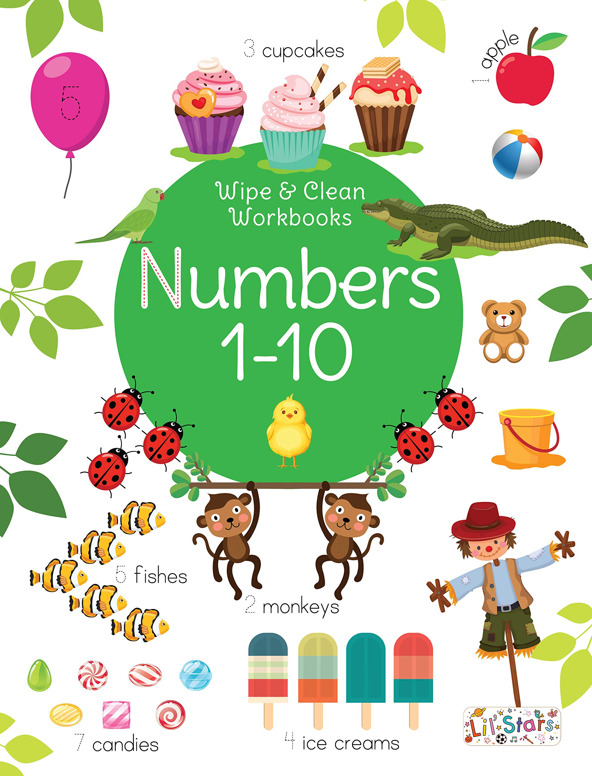 Numbers 1-10 - Wipe & Clean Workbook With Free Pen