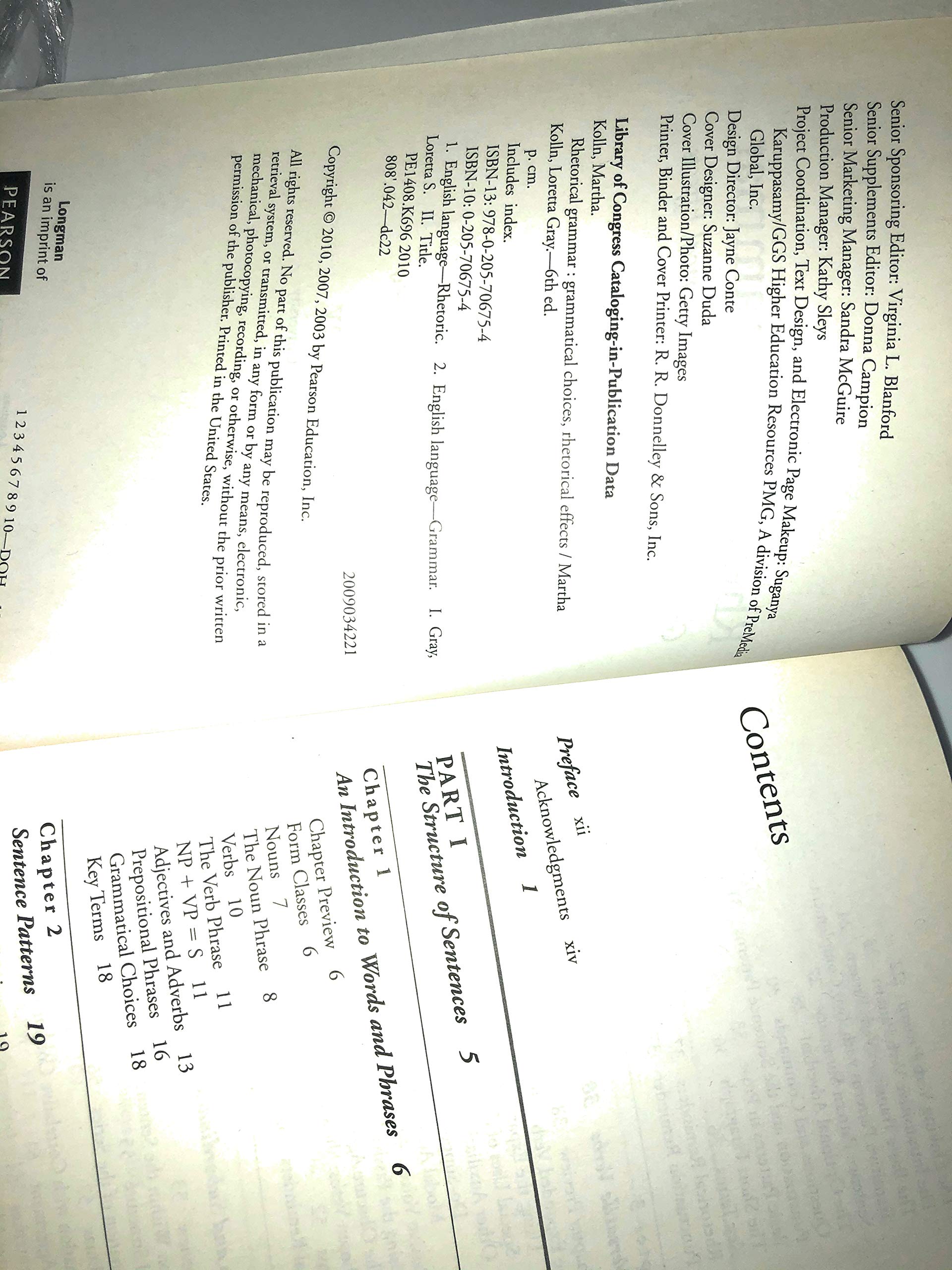 Rhetorical Grammar (6th Edition),Used