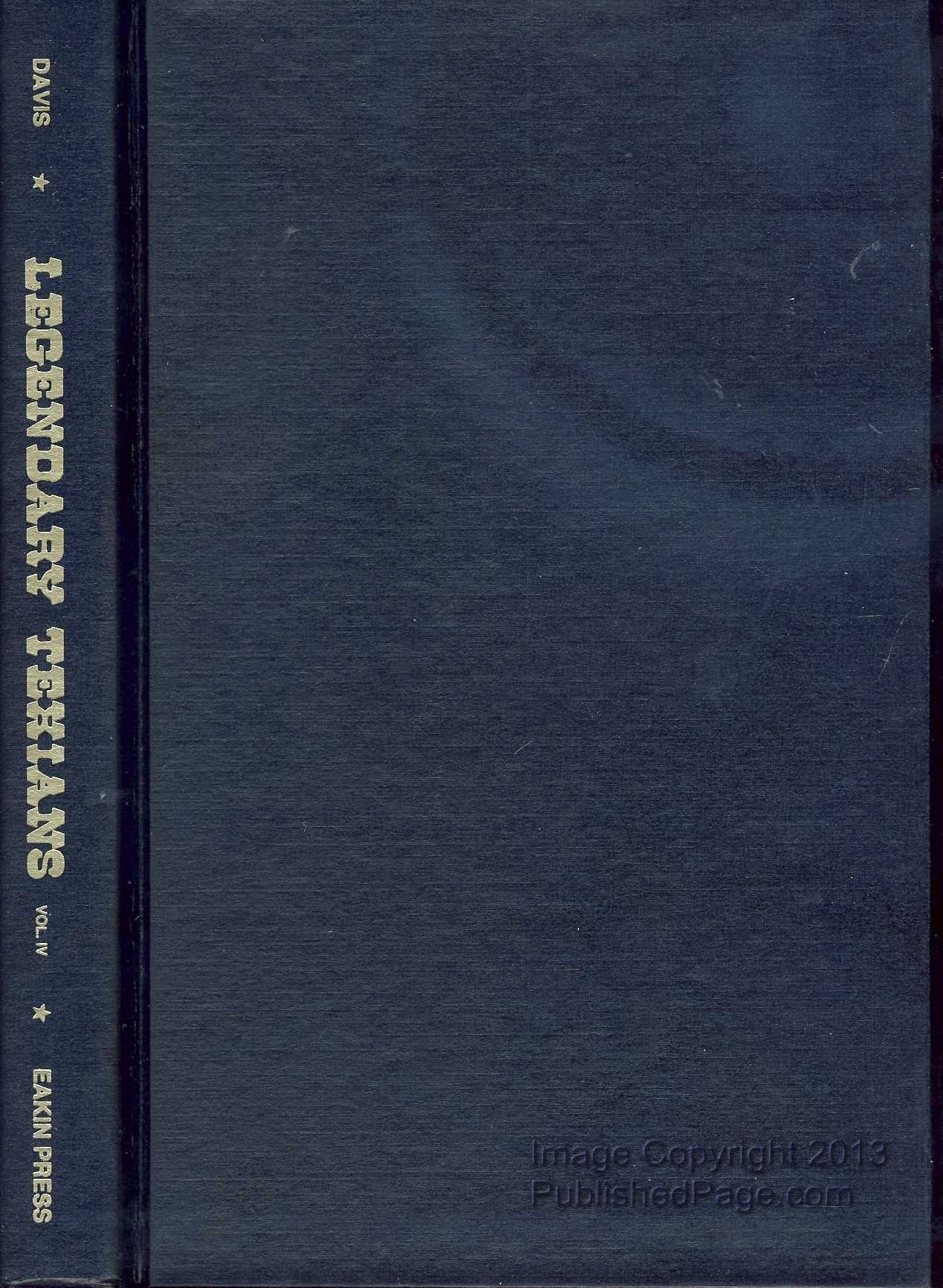 Legendary Texans, Vol. Iv,New