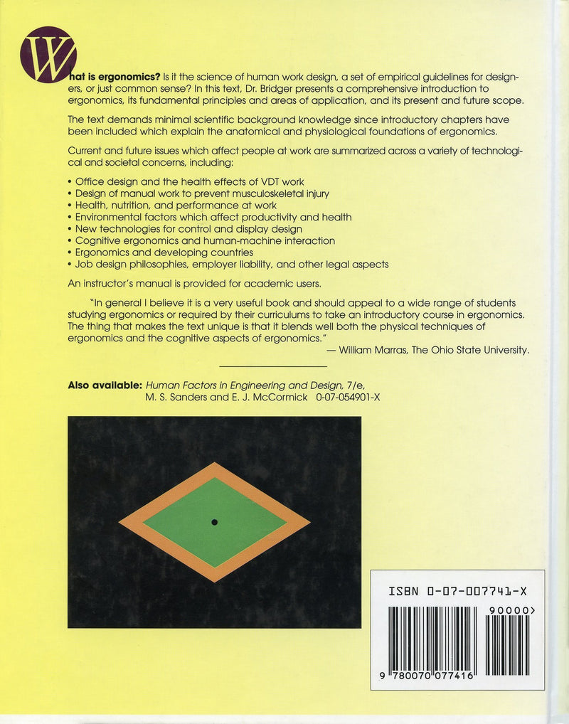 Introduction to Ergonomics,Used