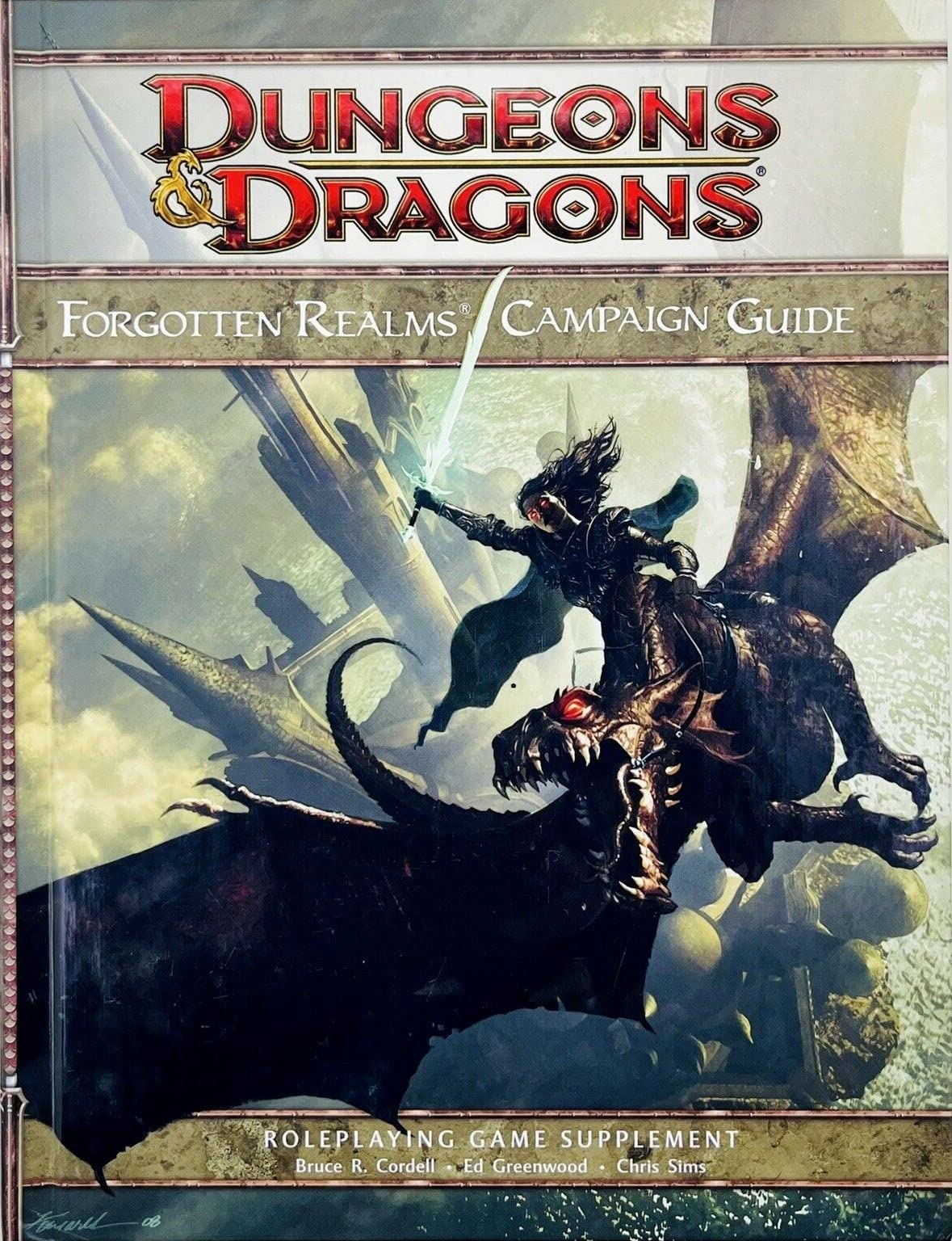 Forgotten Realms Campaign Guide, 4th Edition,Used