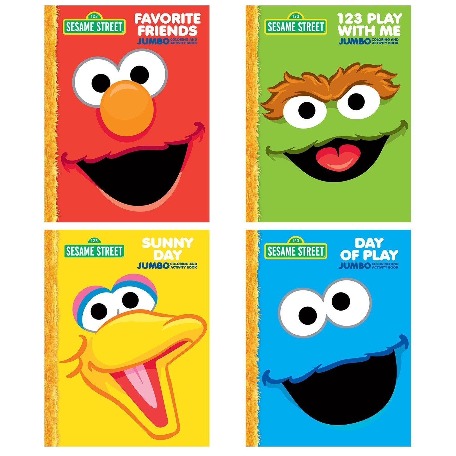 Sesame Street Jumbo Coloring & Activity Book