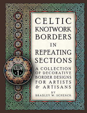 Celtic Knotwork Borders In Repeating Sections: A Collection Of Decorative Border Designs For Artists & Artisans,Used