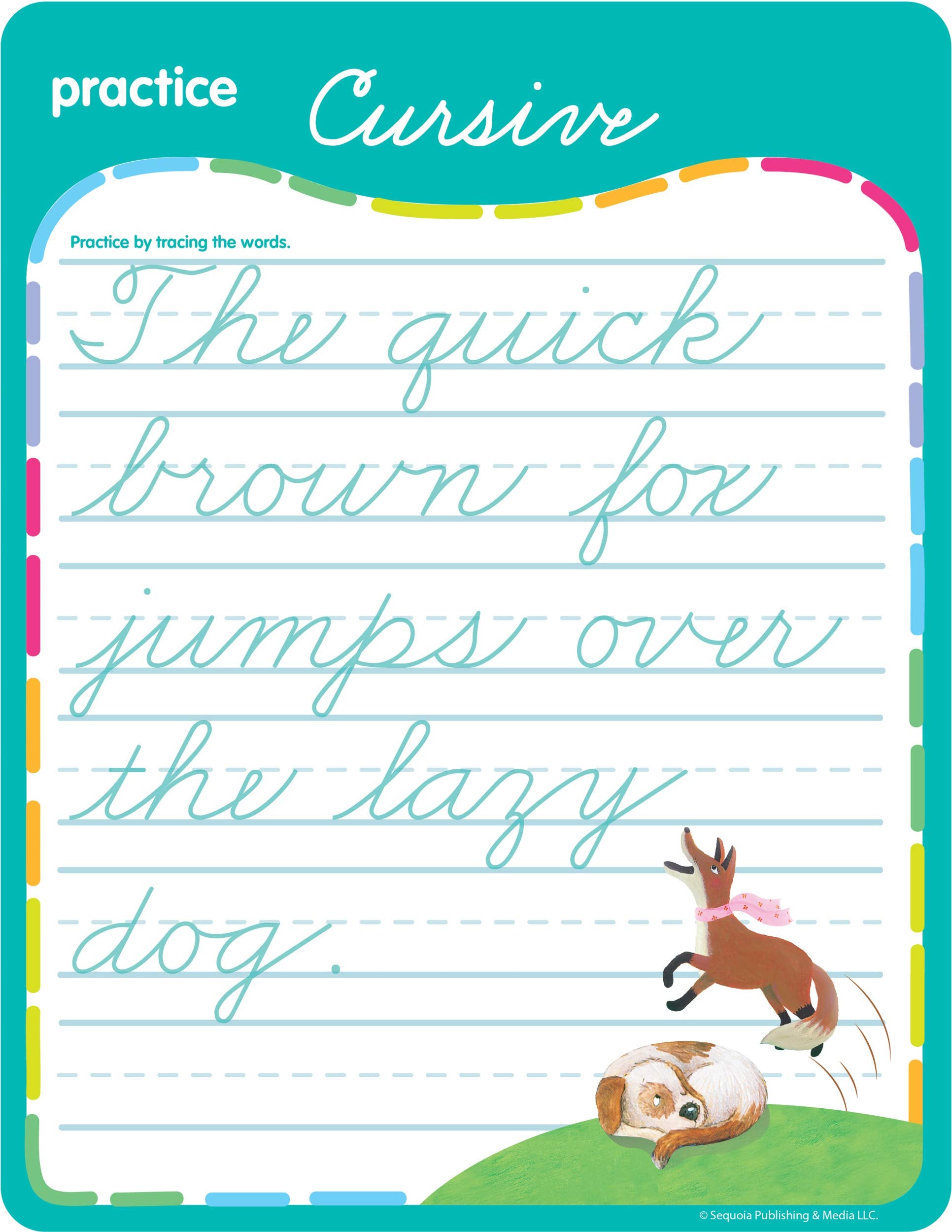 Active Minds  WriteandErase  Wipe Clean Learning Boards Ages 6+  Cursive (Active Minds Welbs),Used