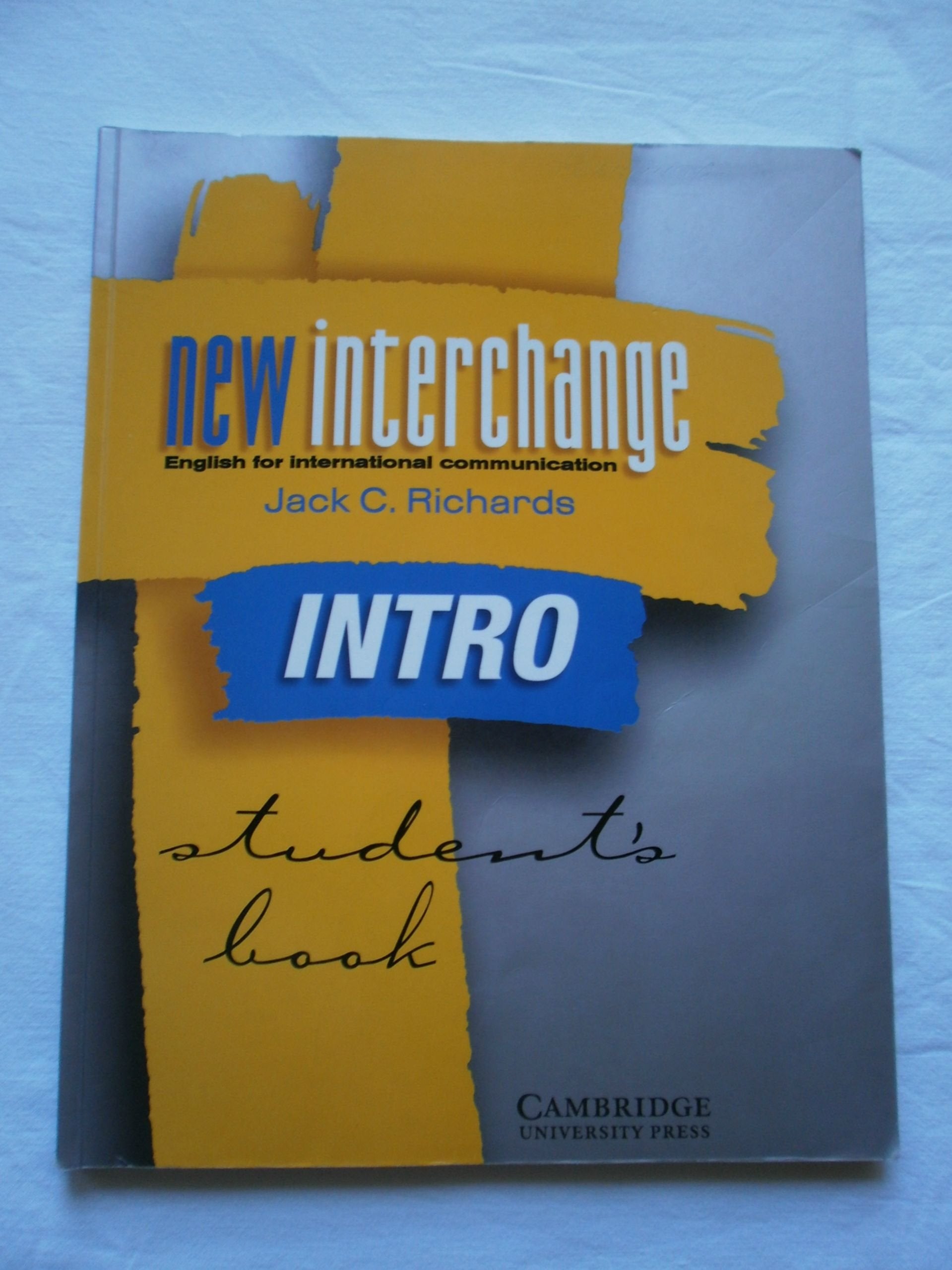 New Interchange Intro Student'S Book: English For International Communication,Used