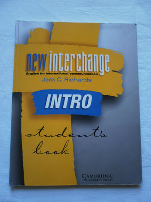 New Interchange Intro Student'S Book: English For International Communication,Used