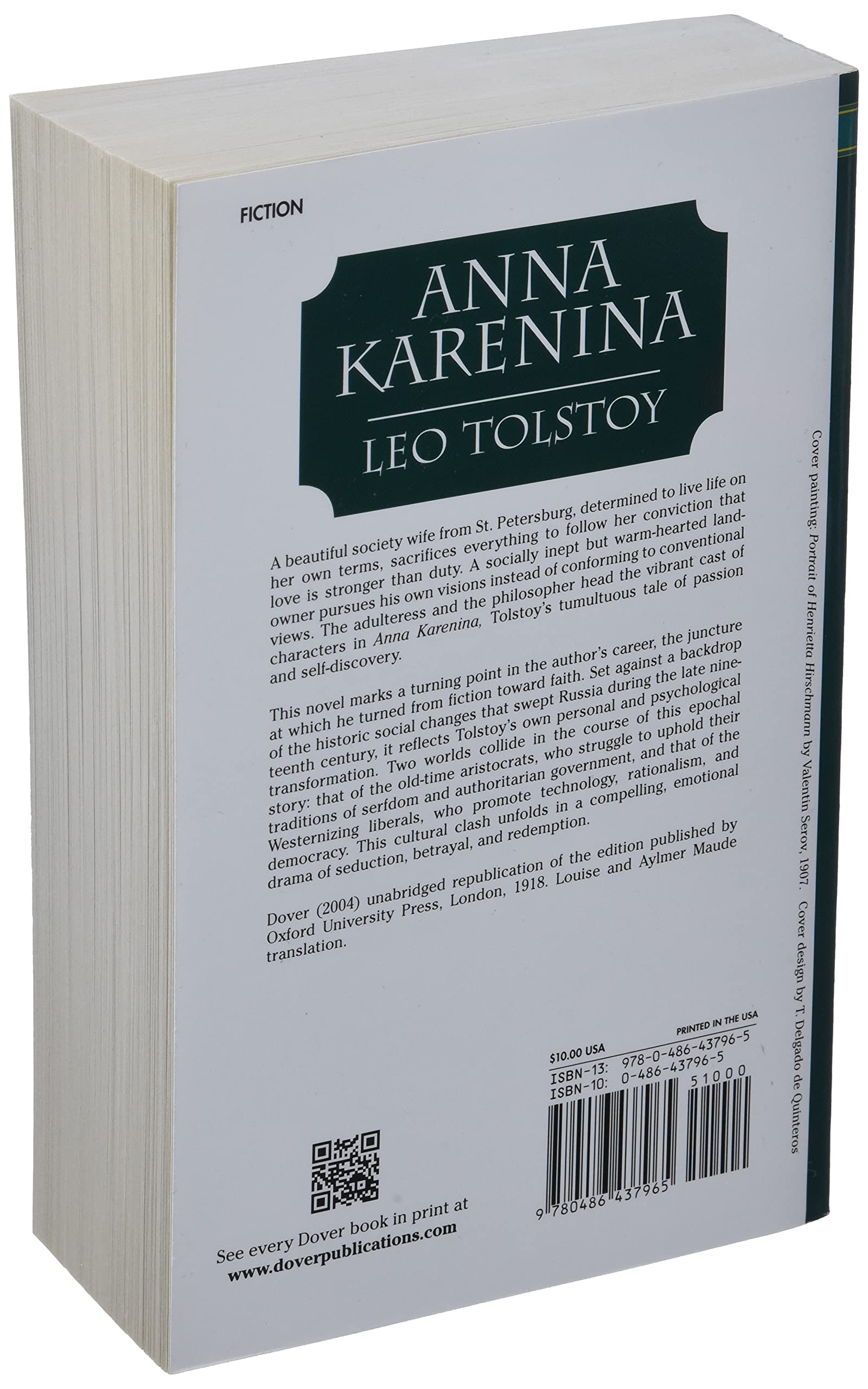 Anna Karenina (Dover Thrift Editions: Classic Novels),Used